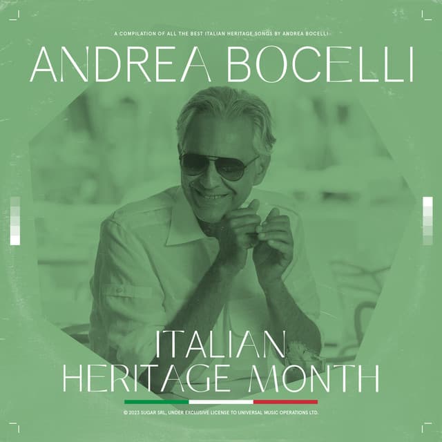 Italian Heritage Month - Andrea Bocelli