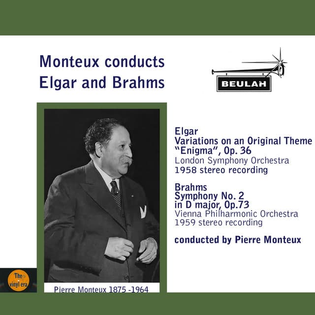 Monteux Conducts Elgar and Brahms - Pierre Monteux