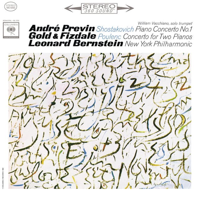Shostakovich: Piano Concerto No.1 Op. 35 & Poulenc: Concerto for Two Pianos and Orchestra in D Minor FP. 61 - André Previn