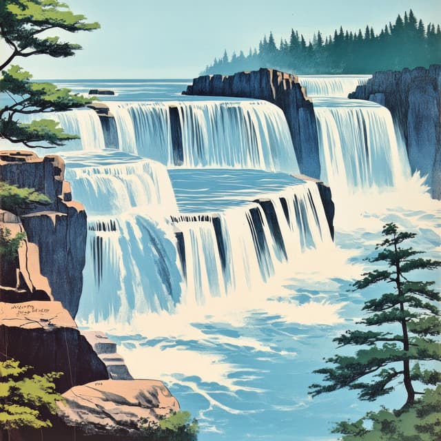 Slumber Summit: Crafting Treaties in the Realm of Dreamy Cascades - Fresh Water Sounds For Inner Peace