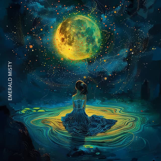 Moonbeam Bathing: Meditative Pathways to Unfolding Inner Light - Emerald Misty