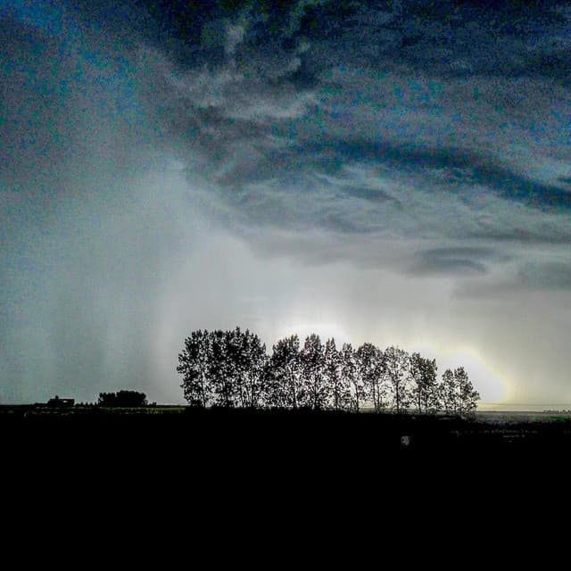 12am Ambient: Dark Clouds, Deep Calm - Meditation Rain Sounds