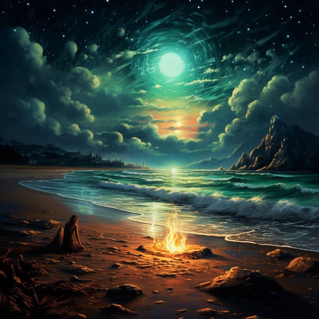 Serenity in Firelight: Relaxing Melodies - American Inhabitants