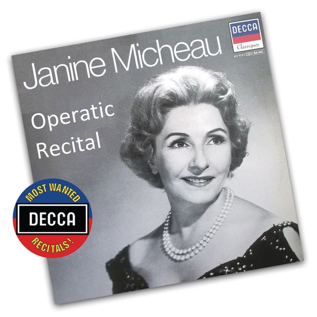 Operatic Recital - Janine Micheau
