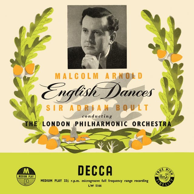 Arnold: English Dances; Elgar: Chanson de Nuit, Chanson de Matin - Sir Adrian Boult
