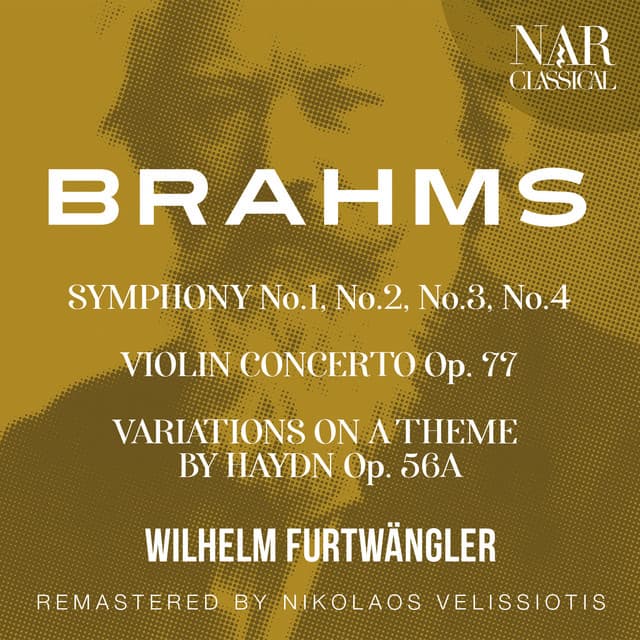 BRAHMS: SYMPHONY No.1, No.2, No.3, No.4, VIOLIN CONCERTO, VARIATIONS ON A THEME BY HAYDN - Johannes Brahms