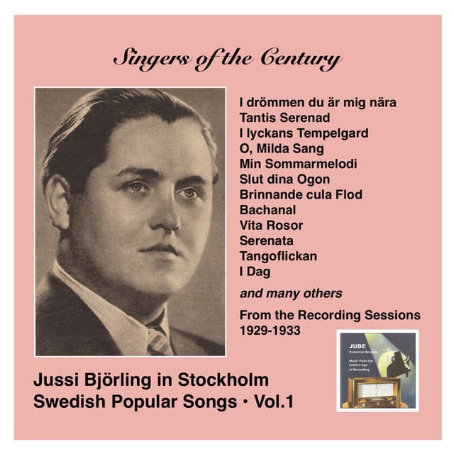 Voices of the Century: Jussi Björling in Stockholm, Vol. 1 Swedish Popular Songs - Jussi Björling