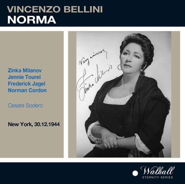 Norma with Zinka Milanov live MET 1944 - Vincenzo Bellini