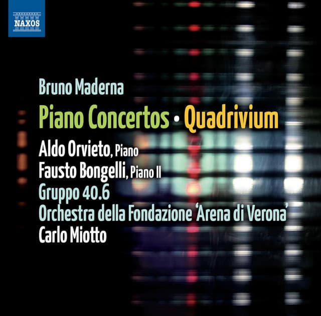 Maderna: Piano Concertos - Quadrivium - Bruno Maderna