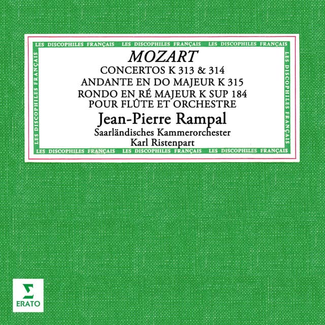 Mozart: Concertos, Andante et Rondo pour flûte et orchestre - Wolfgang Amadeus Mozart