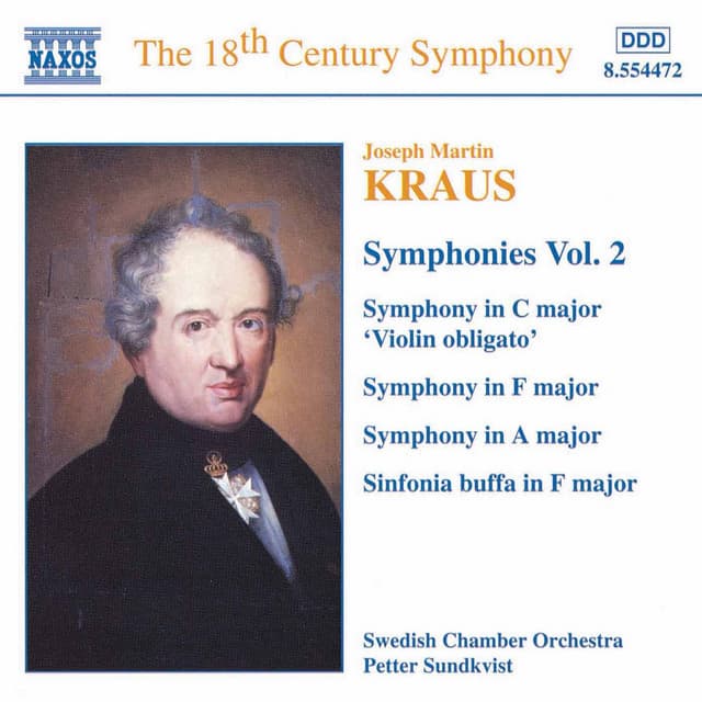 Kraus: Symphonies, Vol. 2 - Joseph Martin Kraus