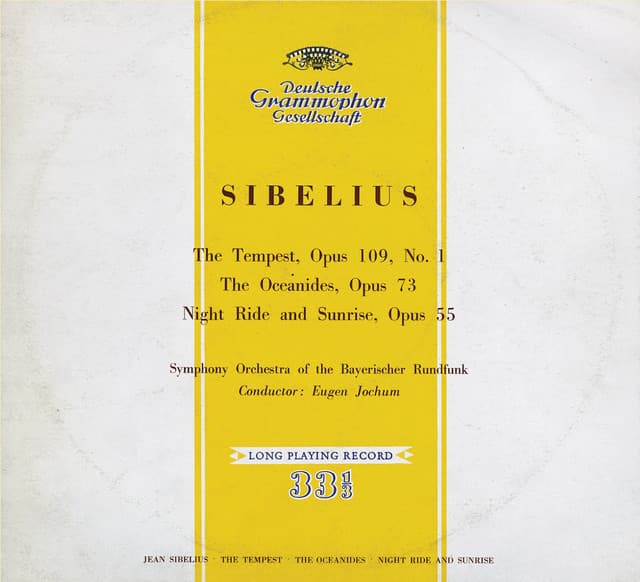 Sibelius: The Storm; Oceanides - Eugen Jochum