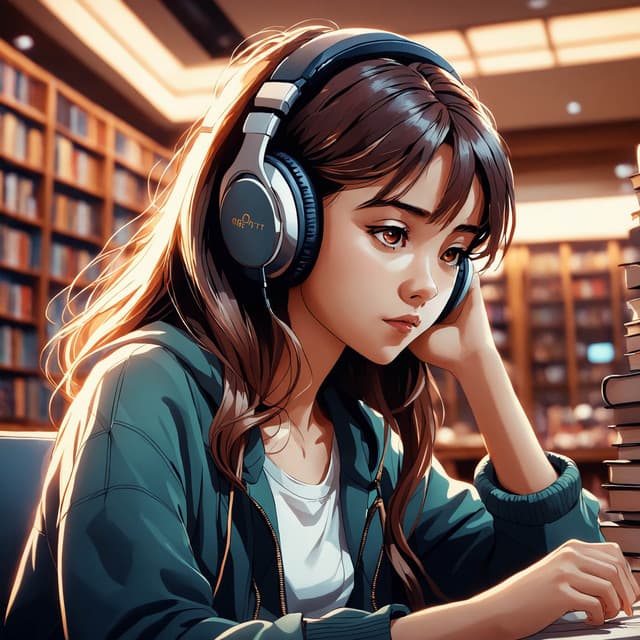 Under the Library Lights: Soft Lo-Fi for Concentration - Lofi Hip-Hop Beats