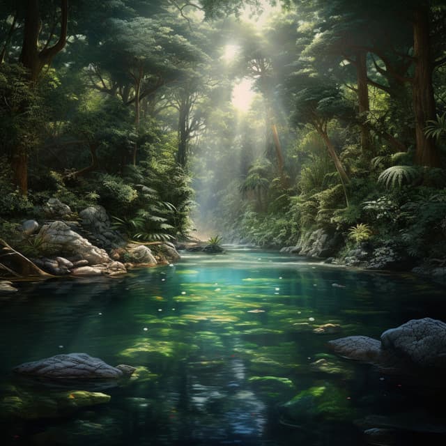 River's Meditation Oasis: Peaceful Water Tones - Native American Meditations