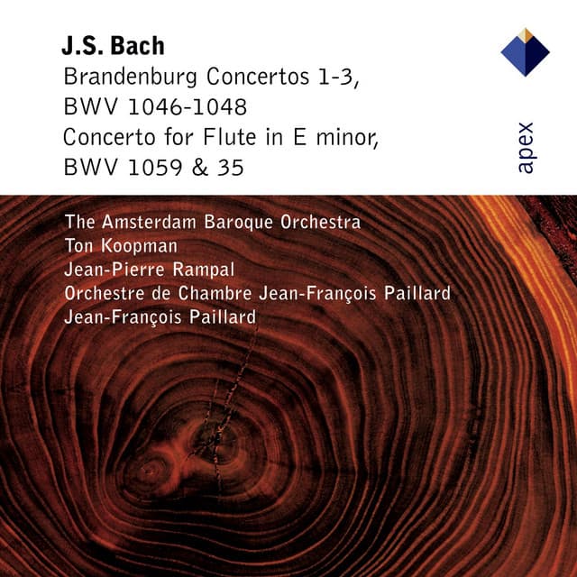Bach, JS: Brandenburg Concertos Nos 1 - 3, BWV 1046 - 1048 & Flute Concerto, BWV 1059R - Johann Sebastian Bach
