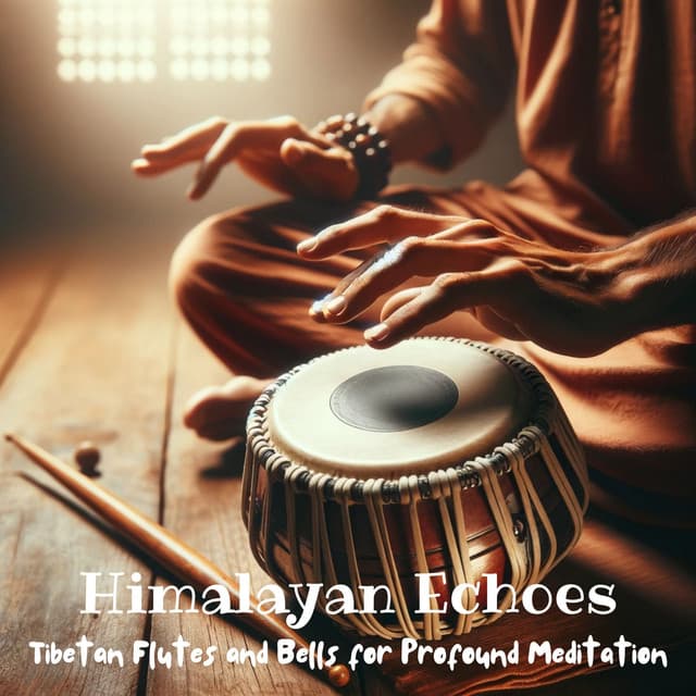 Himalayan Echoes: Tibetan Flutes and Bells for Profound Meditation, Gong Immersions, Wind Chime Resonances, Bowl Vibrations for Reiki, Chakra Alignment and Mantras - Mantra Music Center