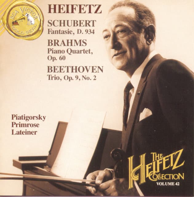 The Heifetz Collection Vol. 42 - Schubert, Brahms, Beethoven - Jascha Heifetz