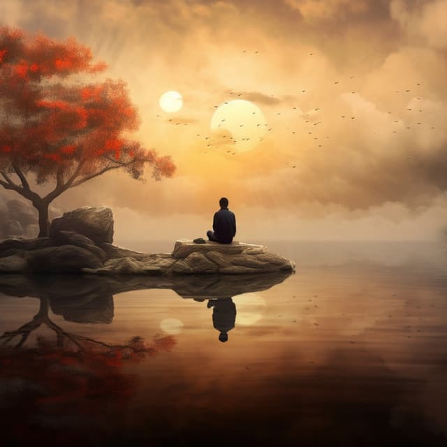 Sanctuary in The Skies: Zen Meditation Music with The Sounds of Rain and The Thunderstorm for Deep Relaxing State - Healing Rain Sound Academy