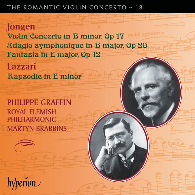 Jongen & Lazzari: Violin Concertos - Joseph Jongen