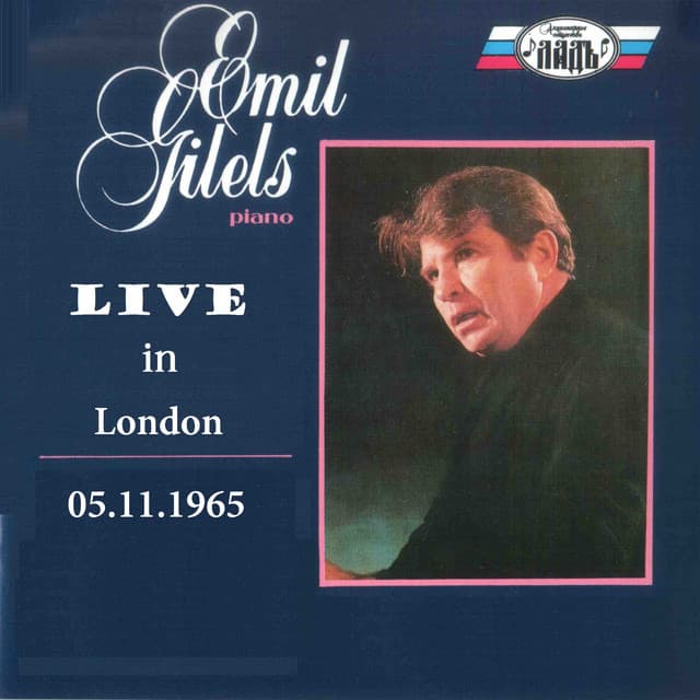 Live In London - Emil Gilels