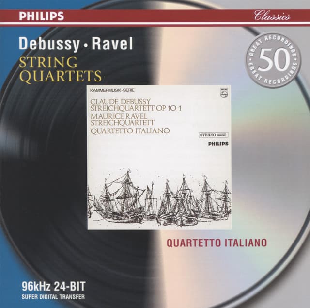 Debussy: String Quartet in G minor / Ravel: String Quartet in F - Quartetto Italiano
