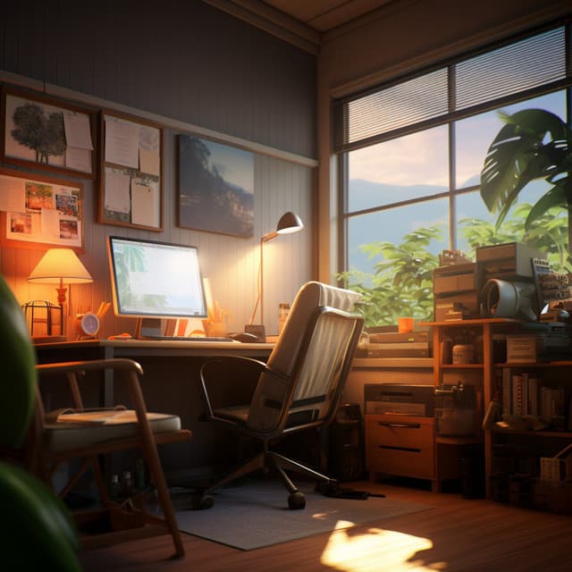 Work Focus: Lofi Sound Harmonies - Work at Home Lofi