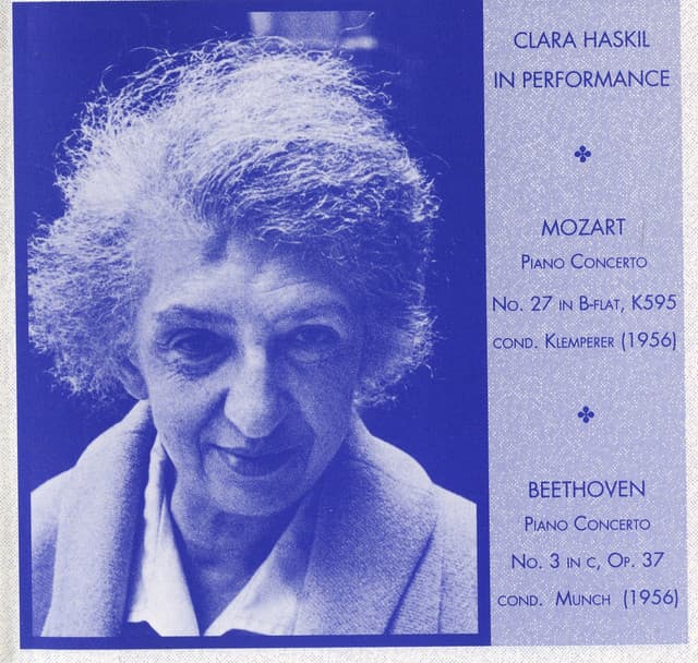 Clara Haskil in Performance - Clara Haskil