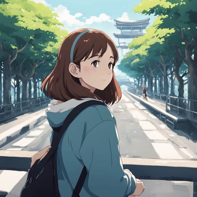 Drifting In Time - Lofi - Anime Girl Lofi