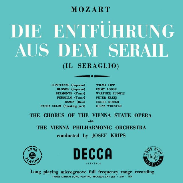 Mozart: Die Entführung aus dem Serail; Turkish March; Opera Arias - Wolfgang Amadeus Mozart