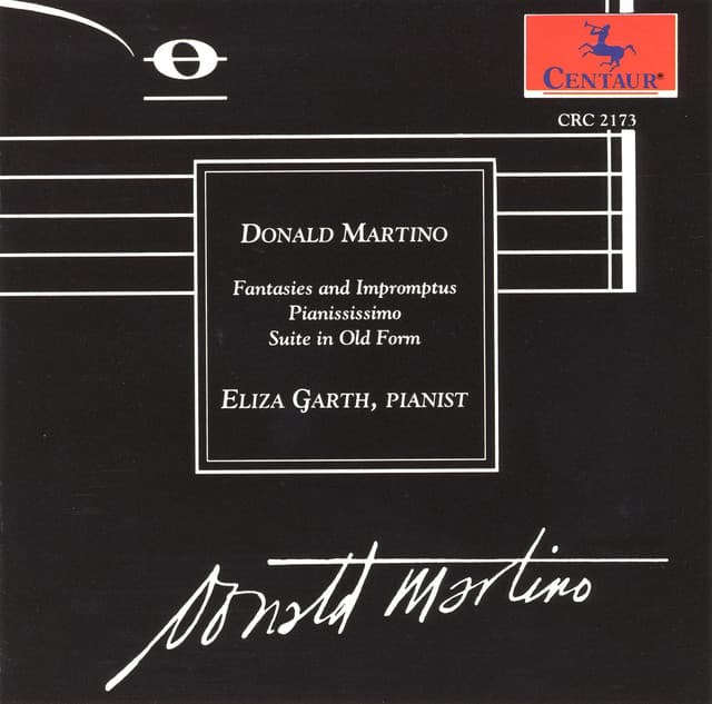 Martino, D.: Solo Piano Music - Donald Martino