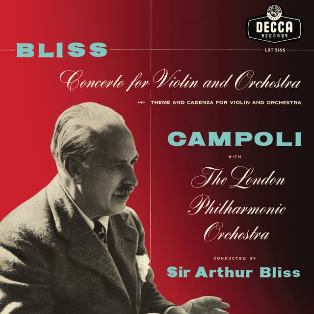 Bliss: Violin Concerto; Theme and Cadenza - Arthur Bliss
