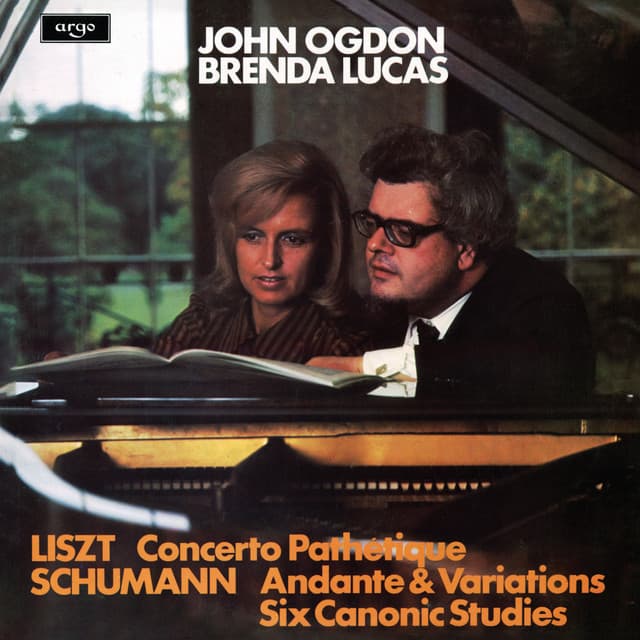 Liszt: Concerto Pathétique; Schumann: Andante and Variations; Six studies for pedal piano - John Ogdon