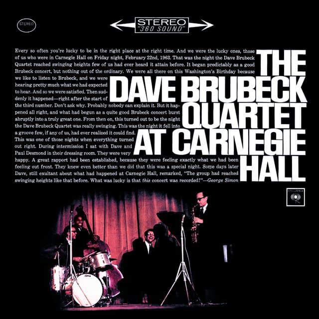 At Carnegie Hall - The Dave Brubeck Quartet