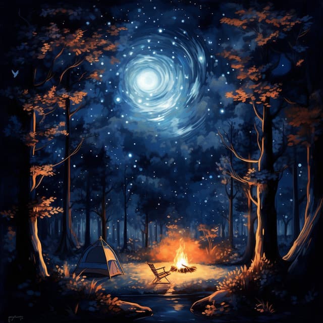 Fireside Bliss in Nature's Embrace - Fire Sounds Sleep and Relax