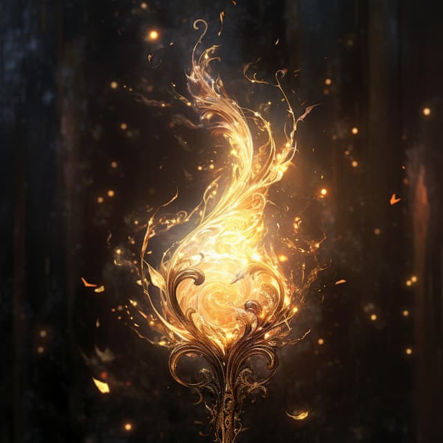 Ember Dreams: Sleep Music with a Fire Ambience - Dreamy Thoughts