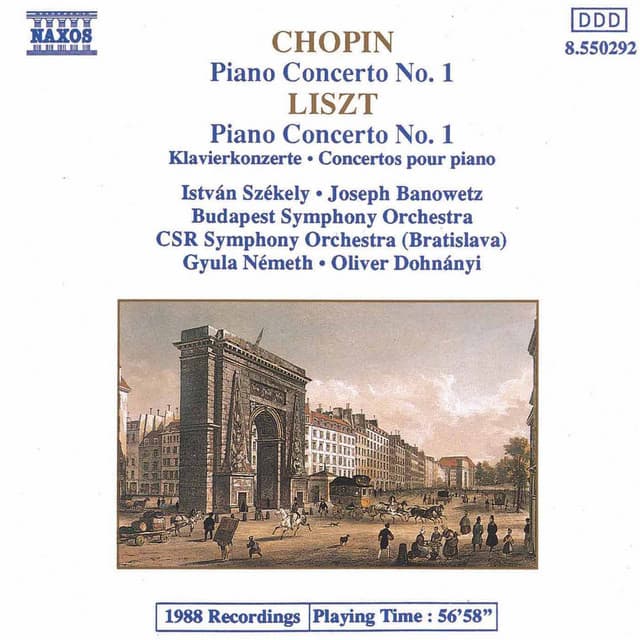 Chopin: Piano Concerto No. 1 / Liszt: Piano Concerto No. 1 - Joseph Banowetz