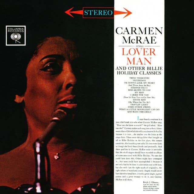 Carmen McRae Sings Lover Man And Other Billie Holiday Classics - Carmen McRae