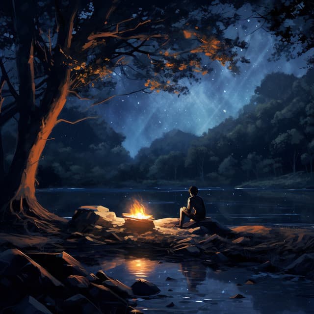 Nature's Campfire: Binaural Breeze and Flames - Beta Gamma