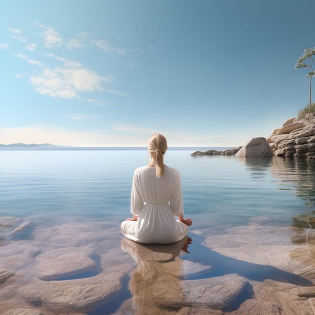 Meditation Ocean: Tranquil Wave Harmony - Energy Orbiting Healing