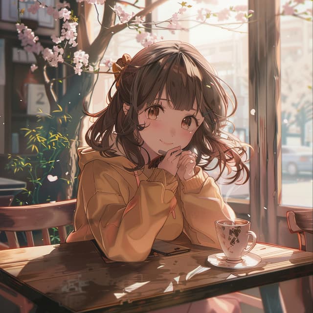 Garden Grooves: FLORAL LOFI - Blossom's Cat