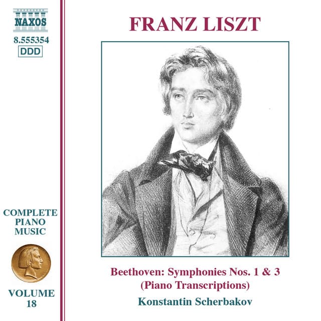 Liszt Complete Piano Music, Vol. 18: Beethoven Symphonies Nos. 1 & 3 - Franz Liszt