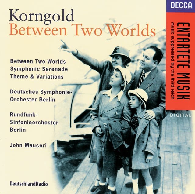 Korngold: Between Two Worlds/Symphonic Serenade/Theme & - Erich Wolfgang Korngold