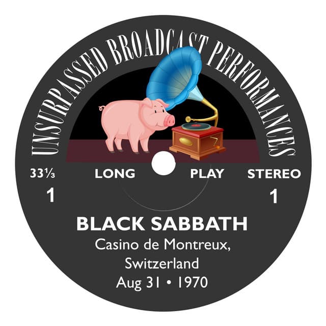 Casino de Montreux, Switzerland - 31st August 1970 - Black Sabbath