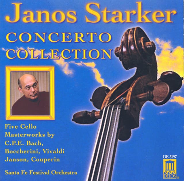 Cello Recital: Starker, Janos - Bach, C.P.E. Boccherini, L. / Vivaldi, A. Janson, J.-B.-A.-J. / Couperin, F. - János Starker