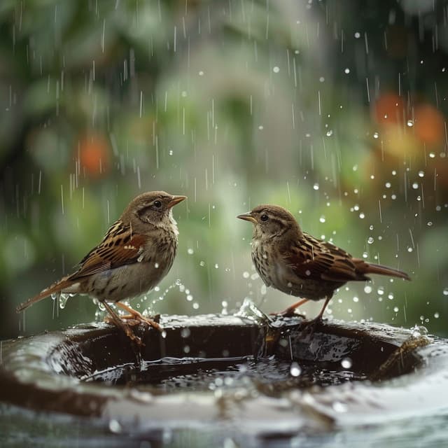 Soothing Binaural Nature Rain and Birds for Relaxation - Liquid Planet Recordings