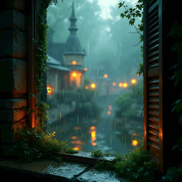 Gentle Rain Echoes: Restful Sleep Forest - Natural Sample Makers