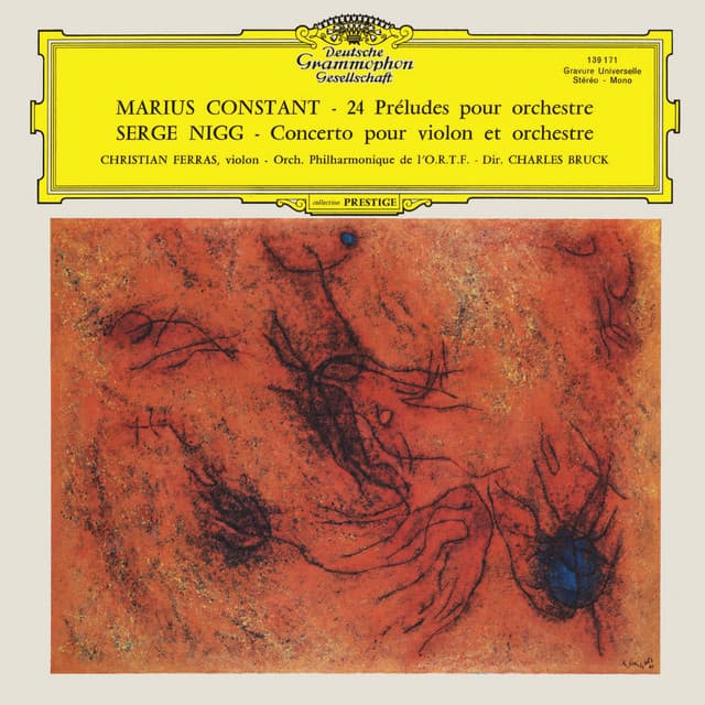 Nigg: Violin Concerto No. 1; Constant: 24 Preludes - Christian Ferras