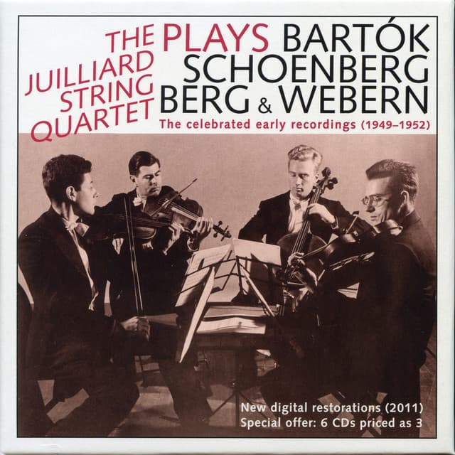 The Juilliard Quartet: The Celebrated Early Recordings - Juilliard String Quartet