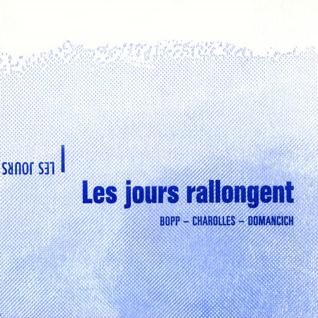 Les jours rallongent - Sophia Domancich