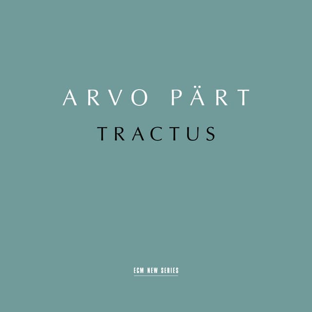 Arvo Pärt: Tractus - Arvo Pärt